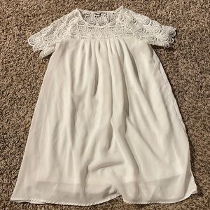 White XS Charlotte Russe Dress